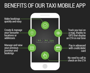 Mobile Taxi App from Loddon Cars for booking Reading Taxis