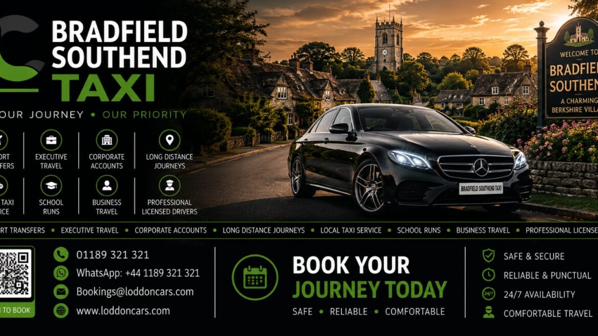 Luxury Loddon Cars executive vehicle in Bradfield Southend village