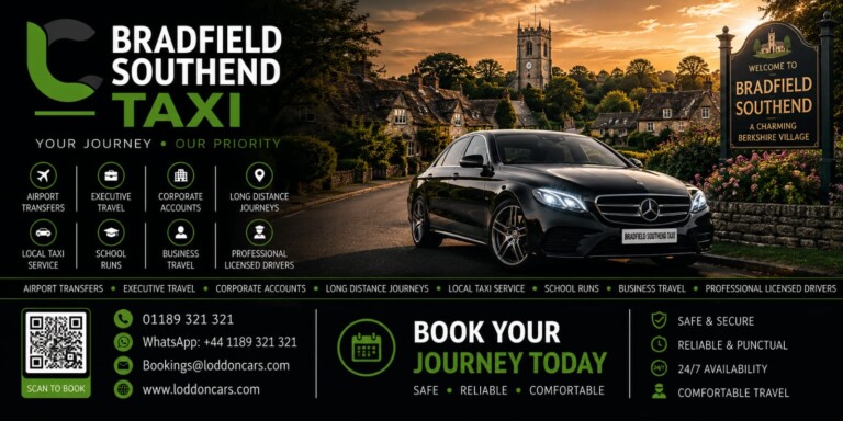 Luxury Loddon Cars executive vehicle in Bradfield Southend village