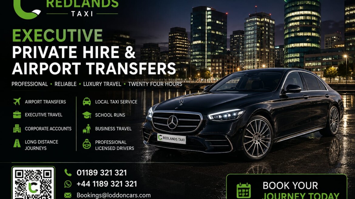 Loddon Cars vehicle travelling along Redlands Road in Reading