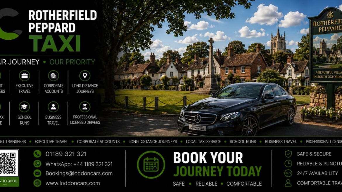 Loddon Cars executive vehicle in Rotherfield Peppard village