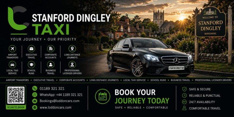 Luxury Loddon Cars executive vehicle in Stanford Dingley countryside