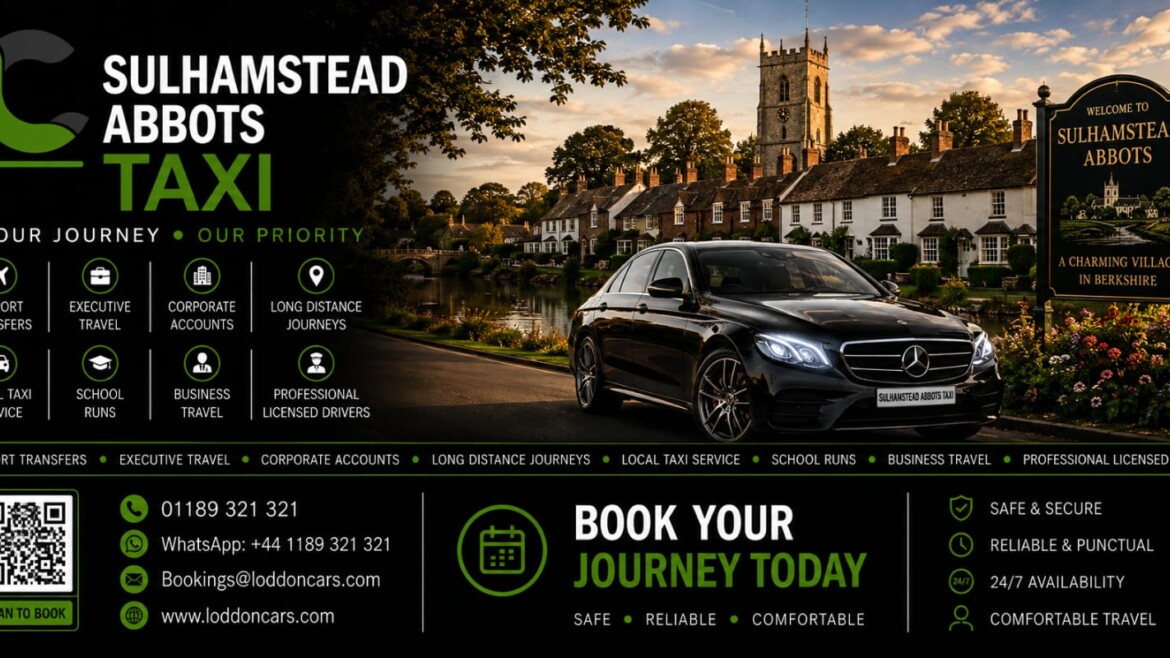 Loddon Cars executive vehicle in Sulhamstead Abbots countryside