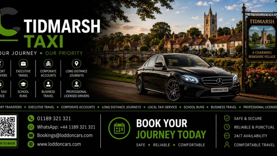 Loddon Cars executive vehicle in Tidmarsh village countryside